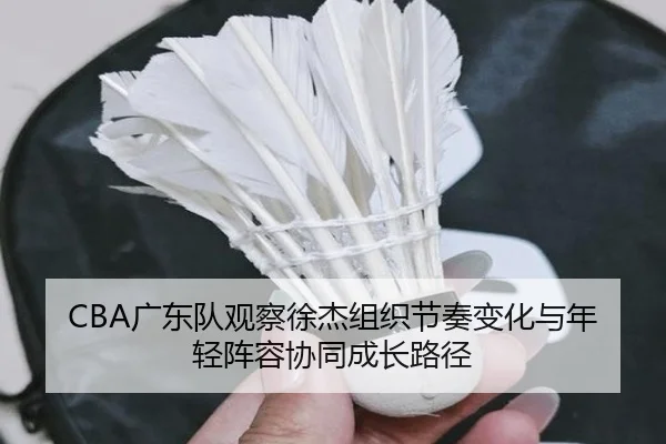 CBA广东队观察徐杰组织节奏变化与年轻阵容协同成长路径